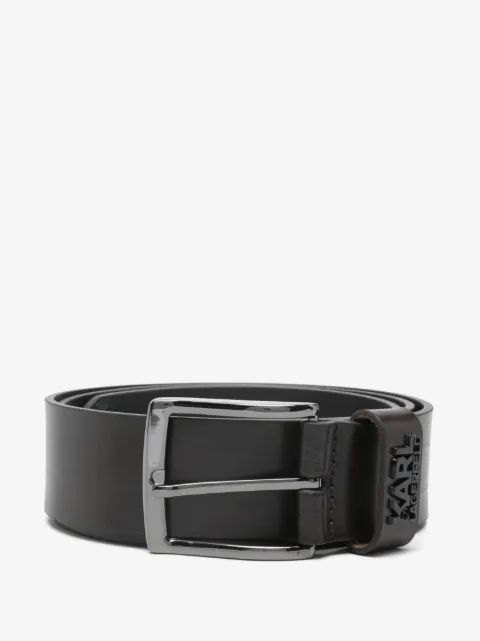 Karl Lagerfeld logo buckle belt