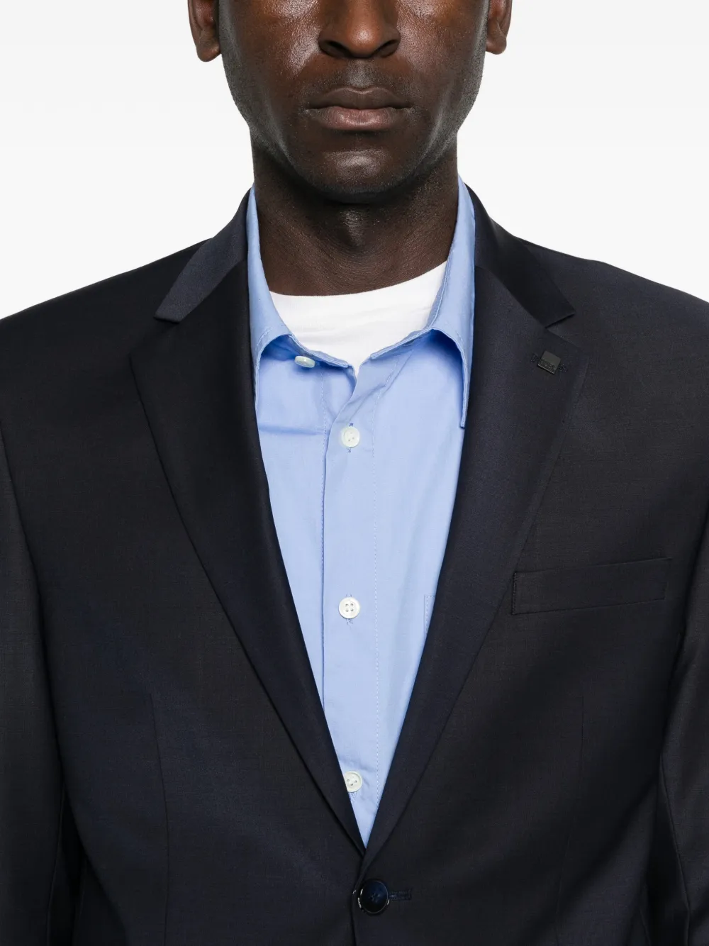 Karl Lagerfeld Clever blazer met klepzak Blauw