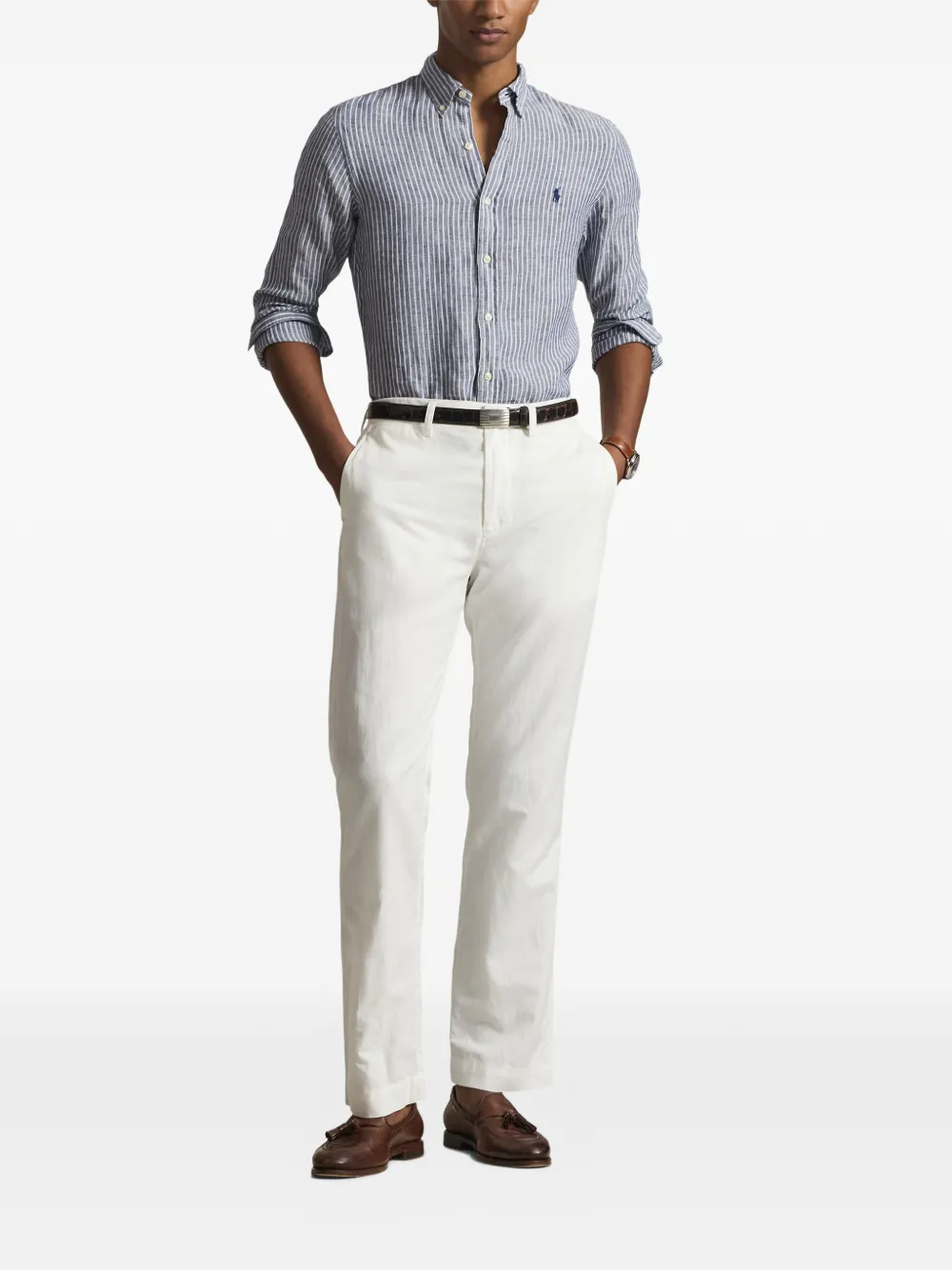 Polo Ralph Lauren Gestreept overhemd Blauw