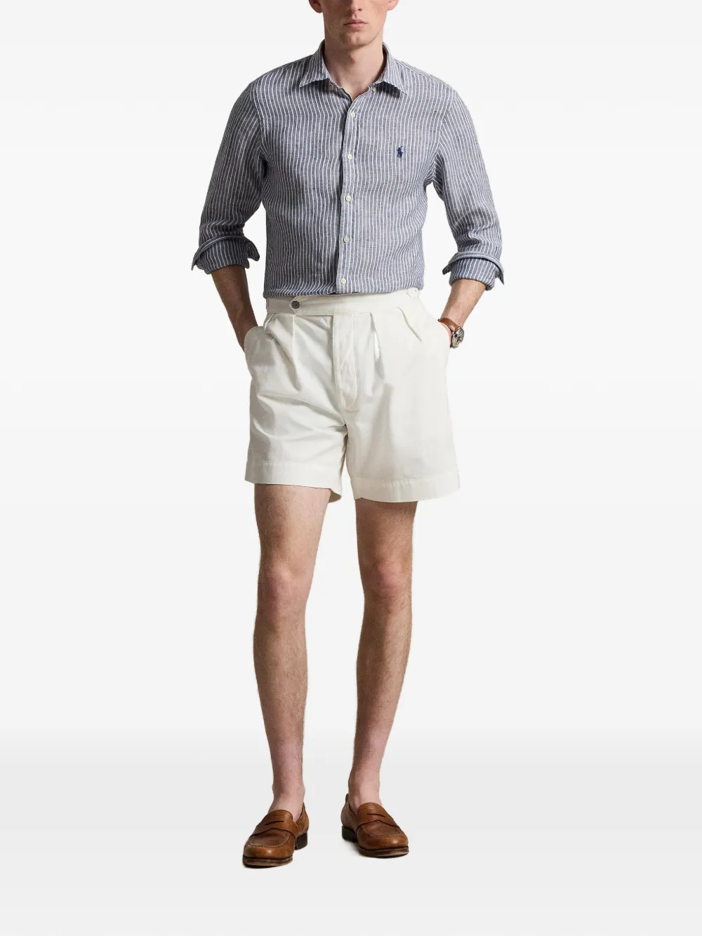 Polo Ralph Lauren Gestreept overhemd Blauw