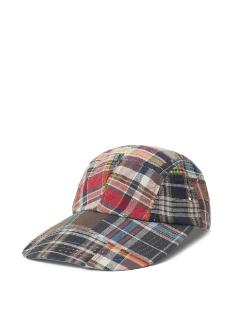 Polo Ralph Lauren Long-Bill panel patchwork baseball cap