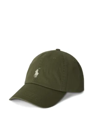 Polo Ralph Lauren embroidered-logo Baseball Cap | Green | FARFETCH