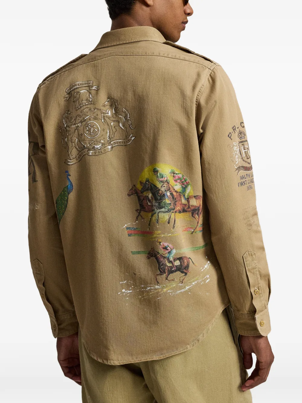 Polo Ralph Lauren Overhemd met grafische print Groen