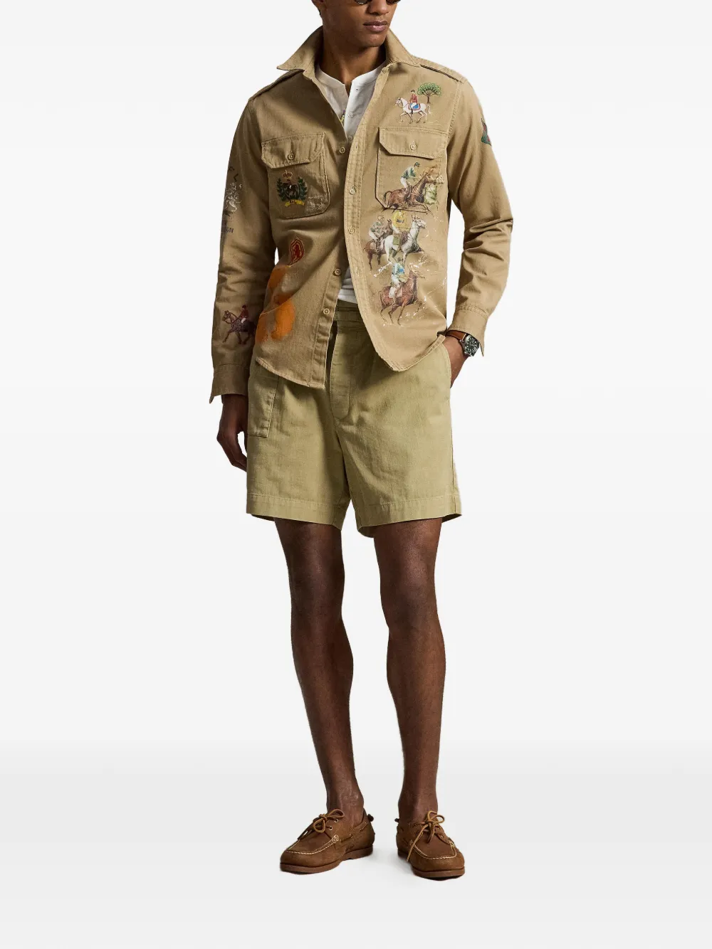 Polo Ralph Lauren Overhemd met grafische print Groen