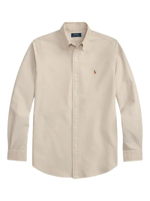 Polo Ralph Lauren قميص 'ذا أيكونيك أوكسفورد' مطرز