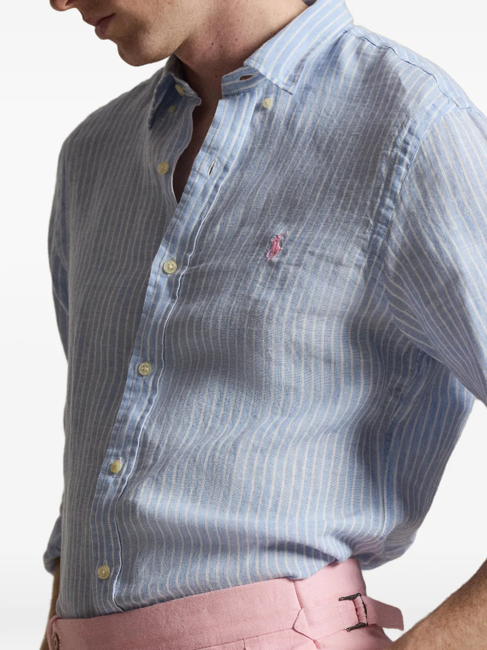 Polo Ralph Lauren Gestreept overhemd Blauw