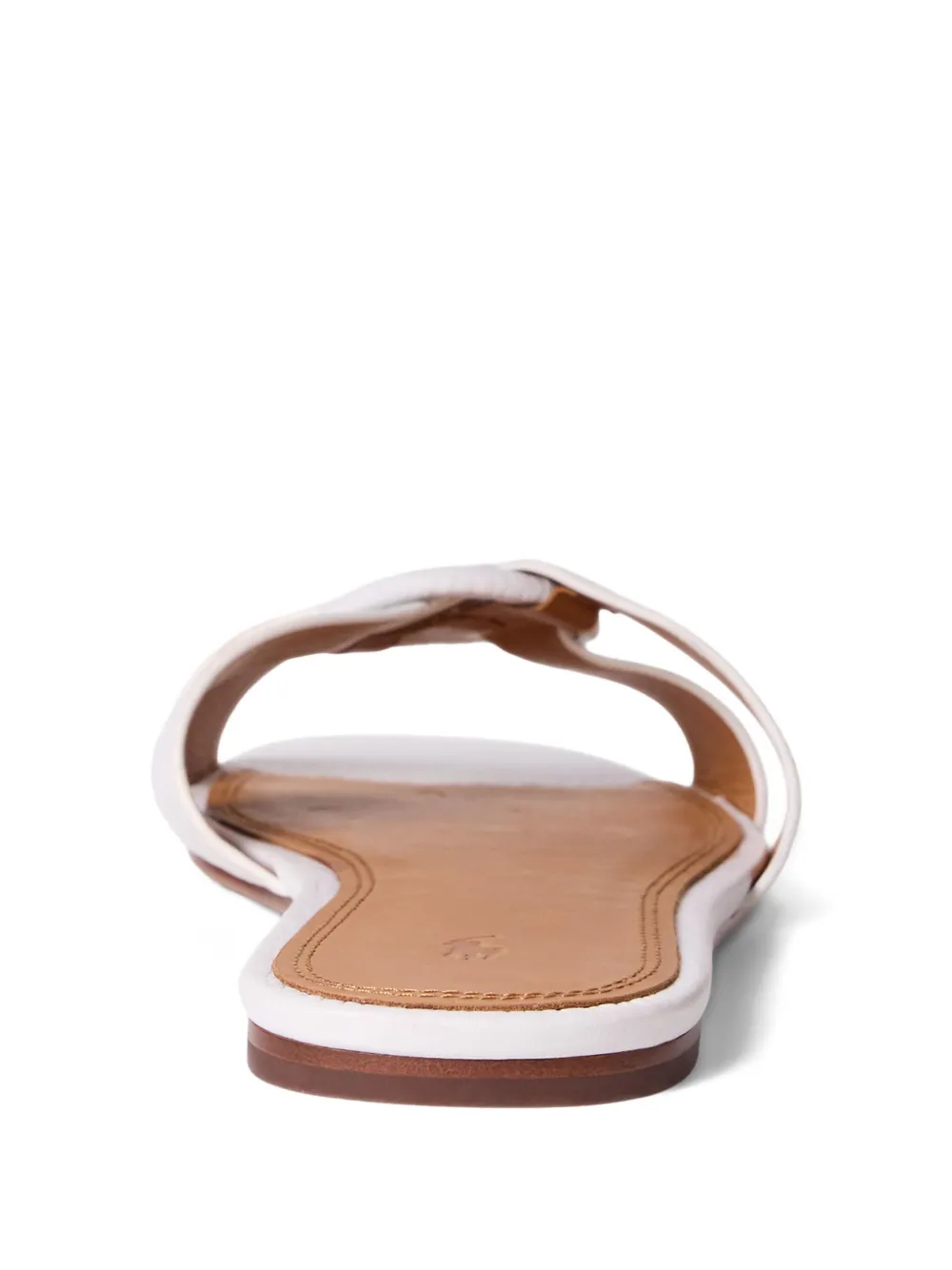 Polo Ralph Lauren Debossed-logo Flat Sandals In Multi