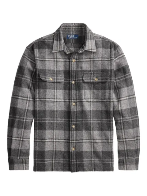 Polo Ralph Lauren plaid buttoned wool work shirt