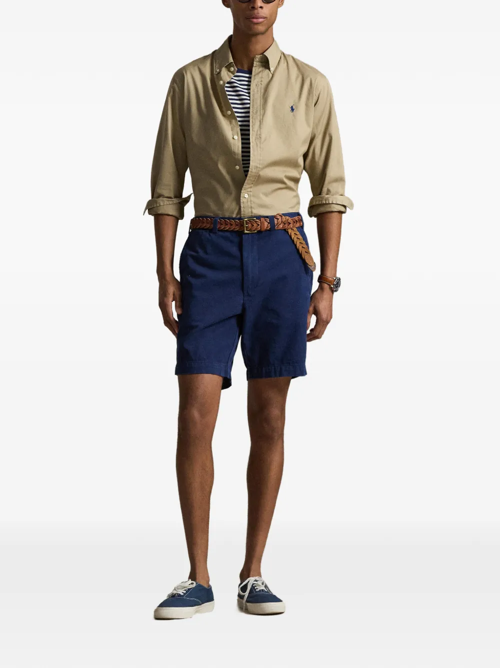 Polo Ralph Lauren Overhemd met logo en lange mouwen Beige