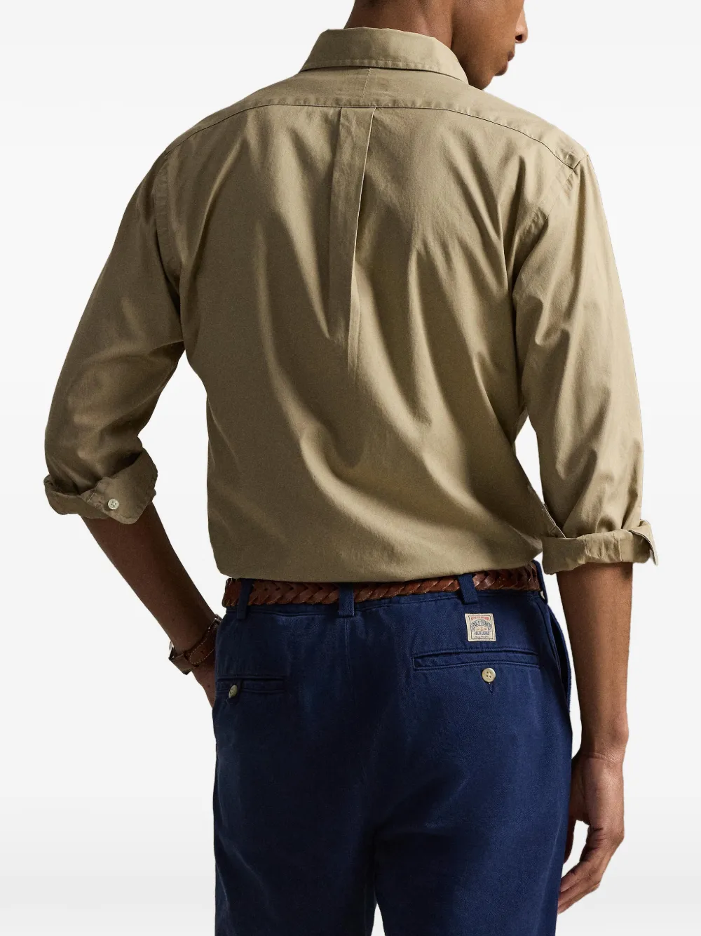 Polo Ralph Lauren Overhemd met logo en lange mouwen Beige