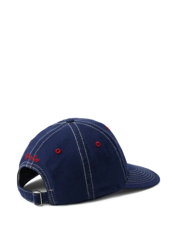 Polo Ralph Lauren ロゴ キャップ | ブルー | FARFETCH JP