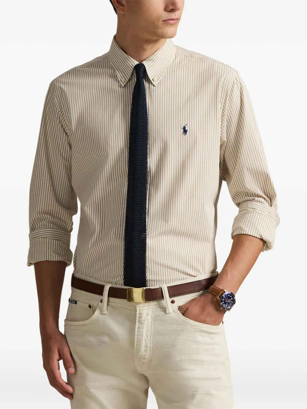 Polo Ralph Lauren Gestreept overhemd Beige