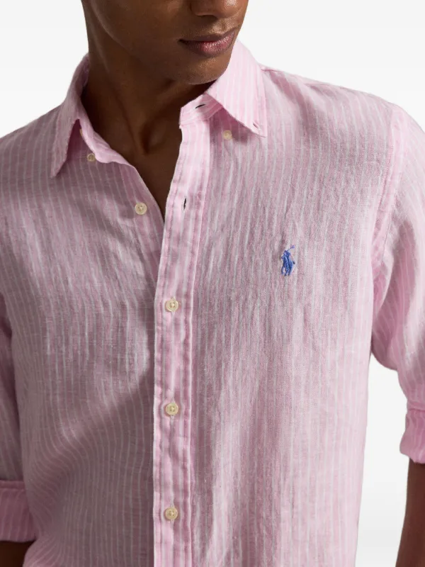Polo Ralph Lauren ストライプ シャツ | ピンク | FARFETCH JP