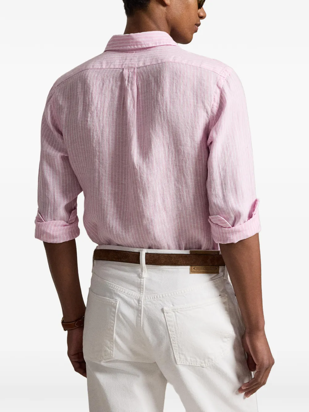 Polo Ralph Lauren Gestreept overhemd Roze