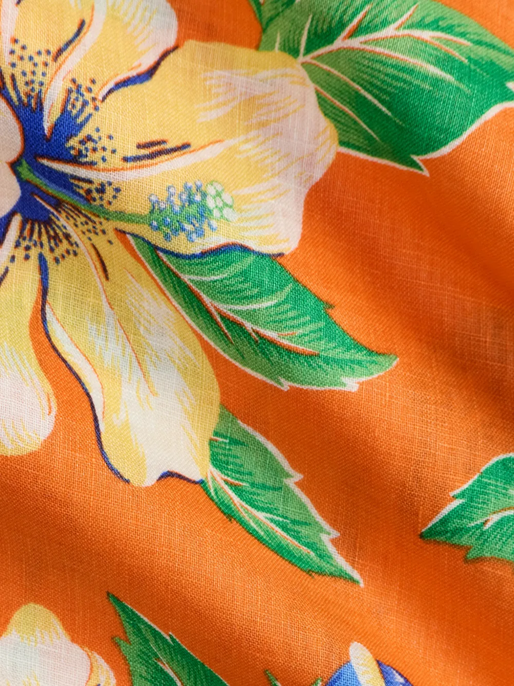 Polo Ralph Lauren Overhemd met bloemenprint Oranje