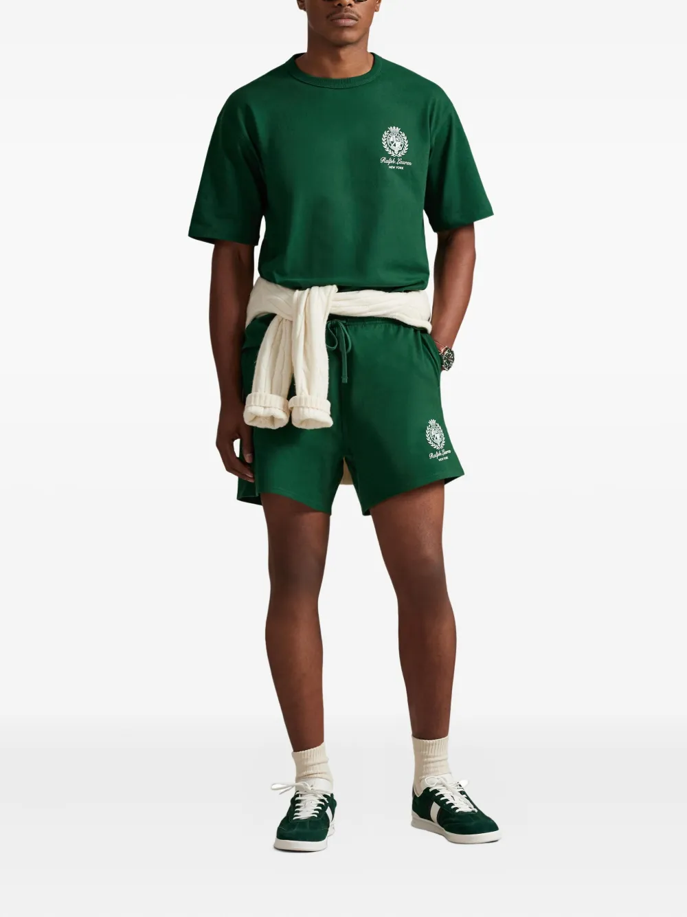 Polo Ralph Lauren Shorts met logodetail Groen