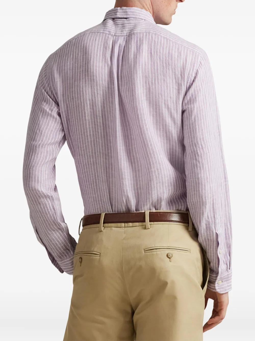 Polo Ralph Lauren Gestreept overhemd Paars