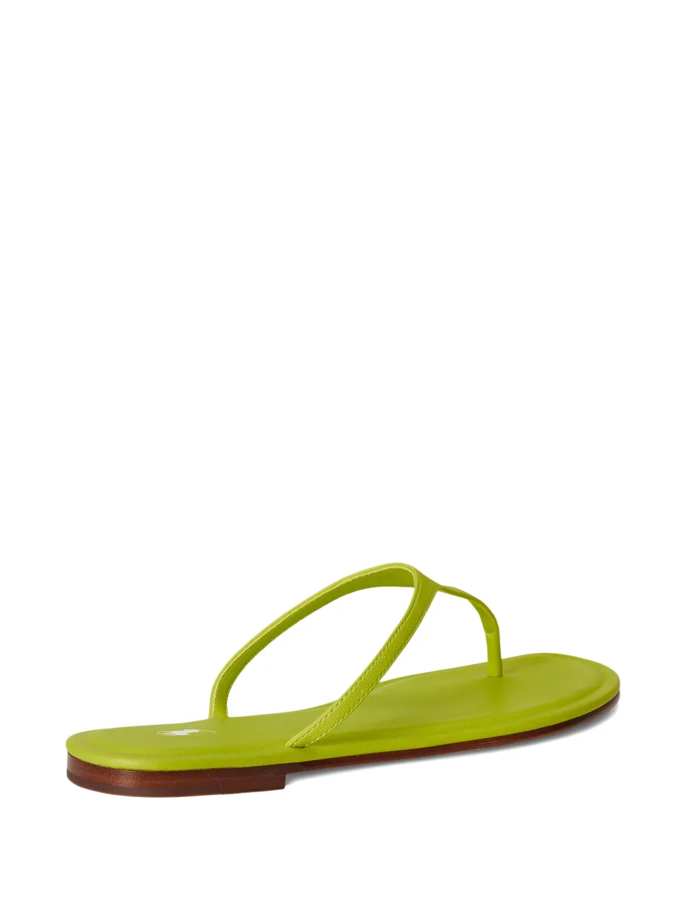 Polo Ralph Lauren Pony schapenleren teenslippers Groen