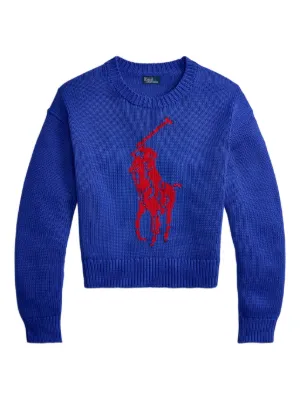 Polo Ralph Lauren ポロベア プルオーバー | ブルー | FARFETCH JP