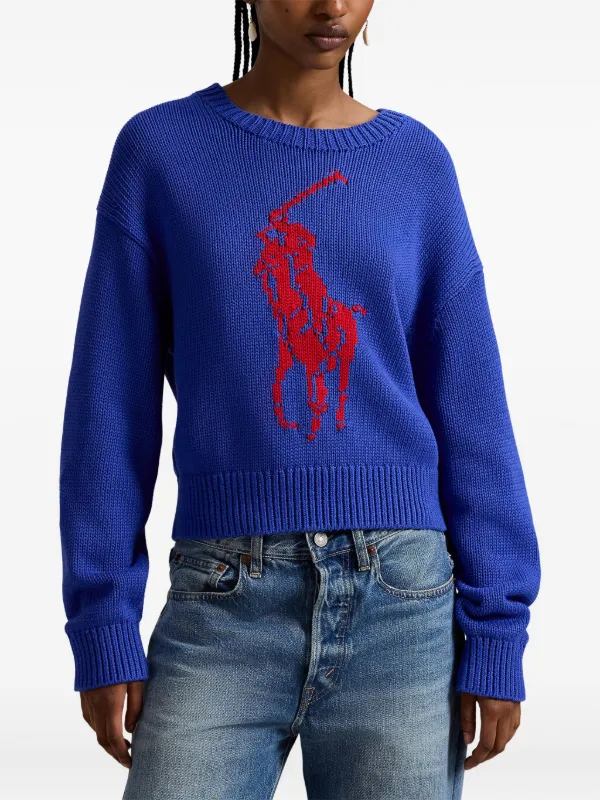 Polo Ralph Lauren Big Pony セーター | ブルー | FARFETCH JP
