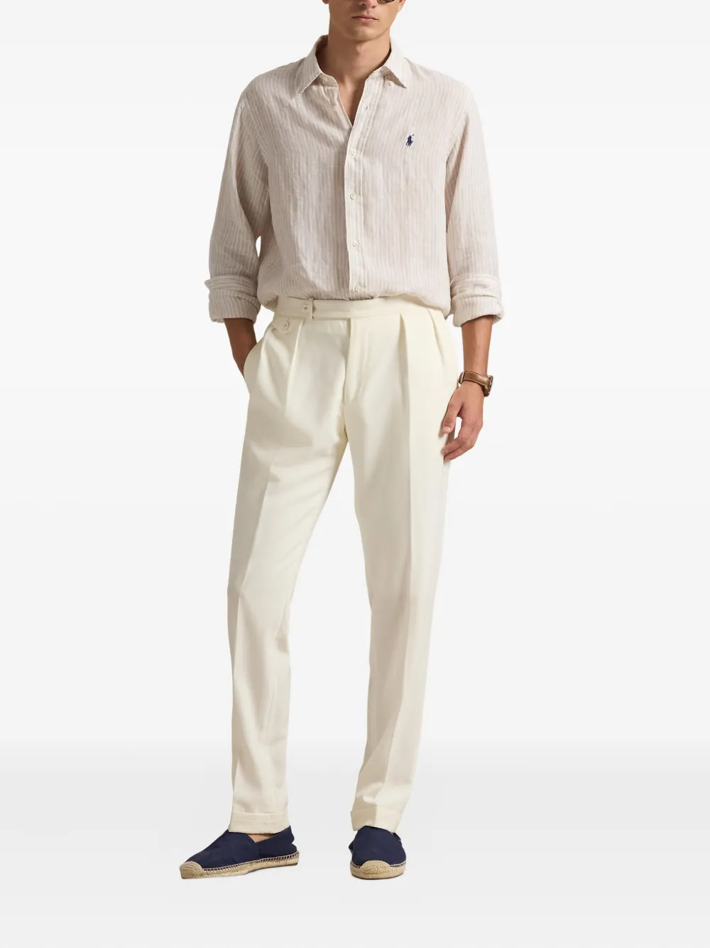 Polo Ralph Lauren Gestreept overhemd Beige