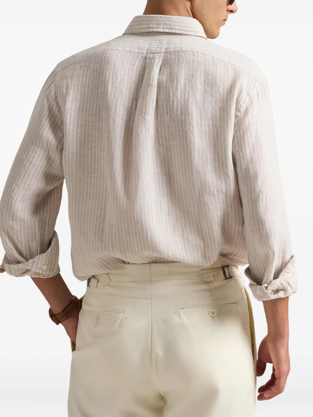 Polo Ralph Lauren Gestreept overhemd Beige