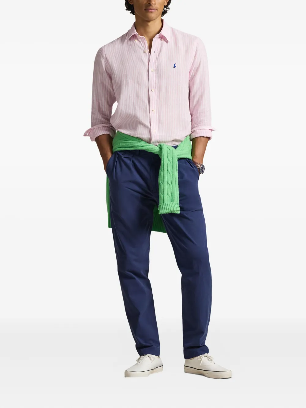 Polo Ralph Lauren Gestreept overhemd Roze