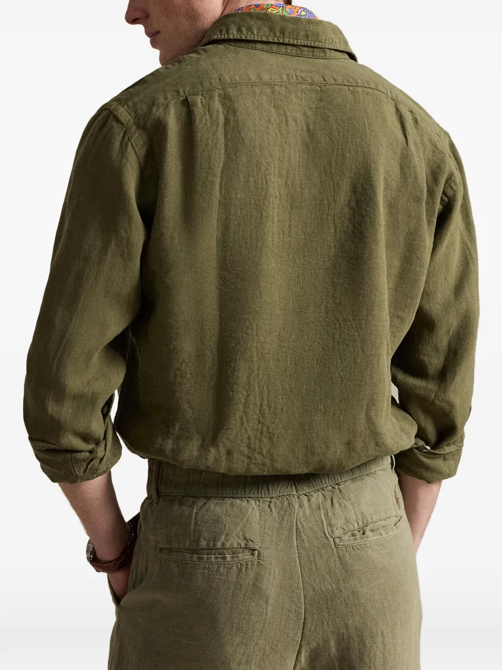 Polo Ralph Lauren Linnen overhemd Groen