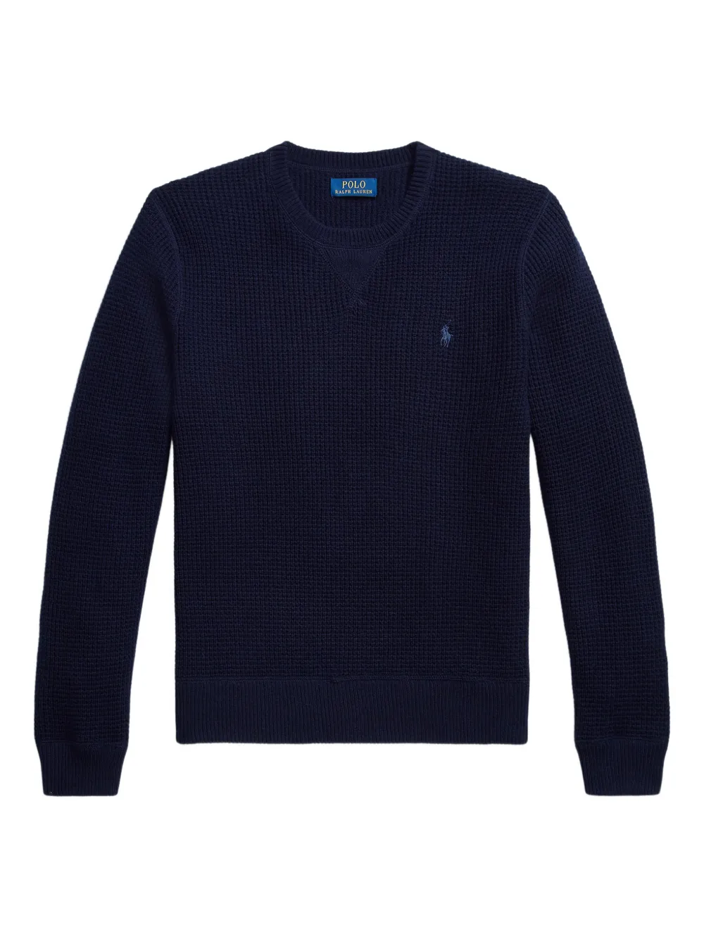 Polo Ralph Lauren knit embroidered sweater - Blu