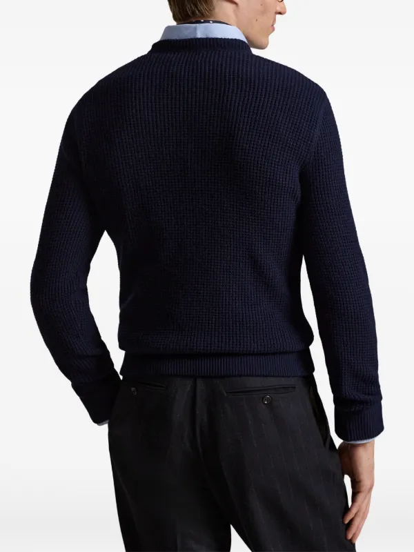 Polo Ralph Lauren エンブロイダリーセーター | ブルー | FARFETCH JP