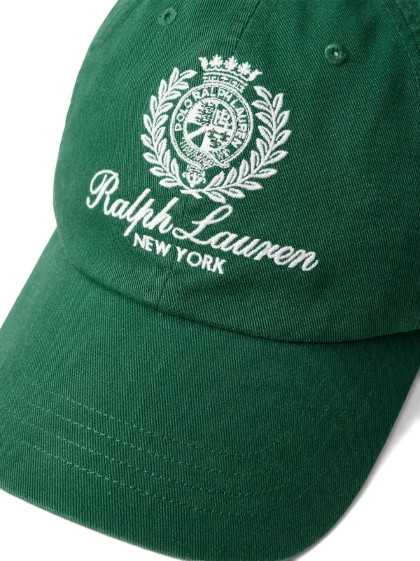 Polo Ralph Lauren logo-embroidered Twill Ball Cap | Green