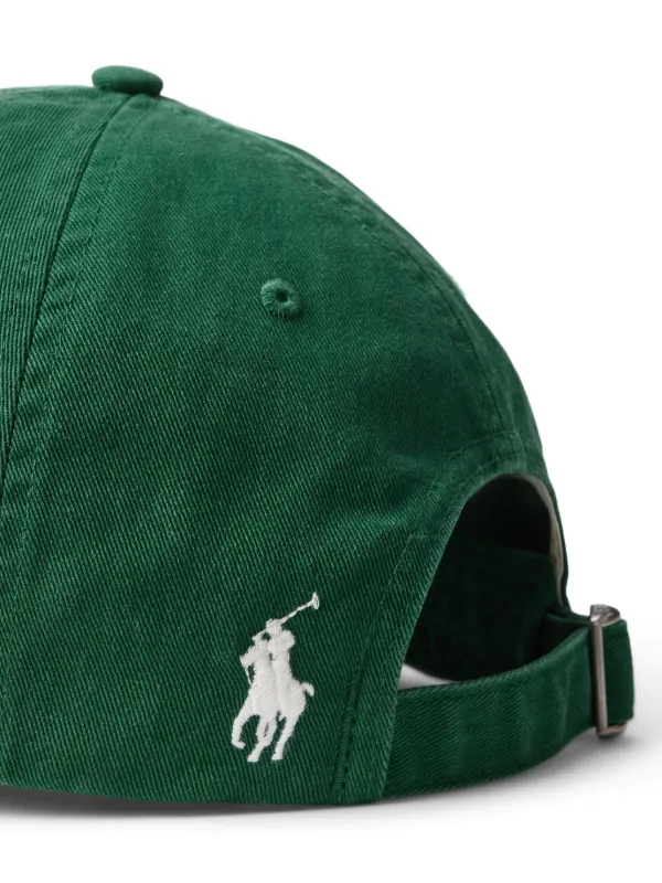 Polo Ralph Lauren logo-embroidered Twill Ball Cap | Green