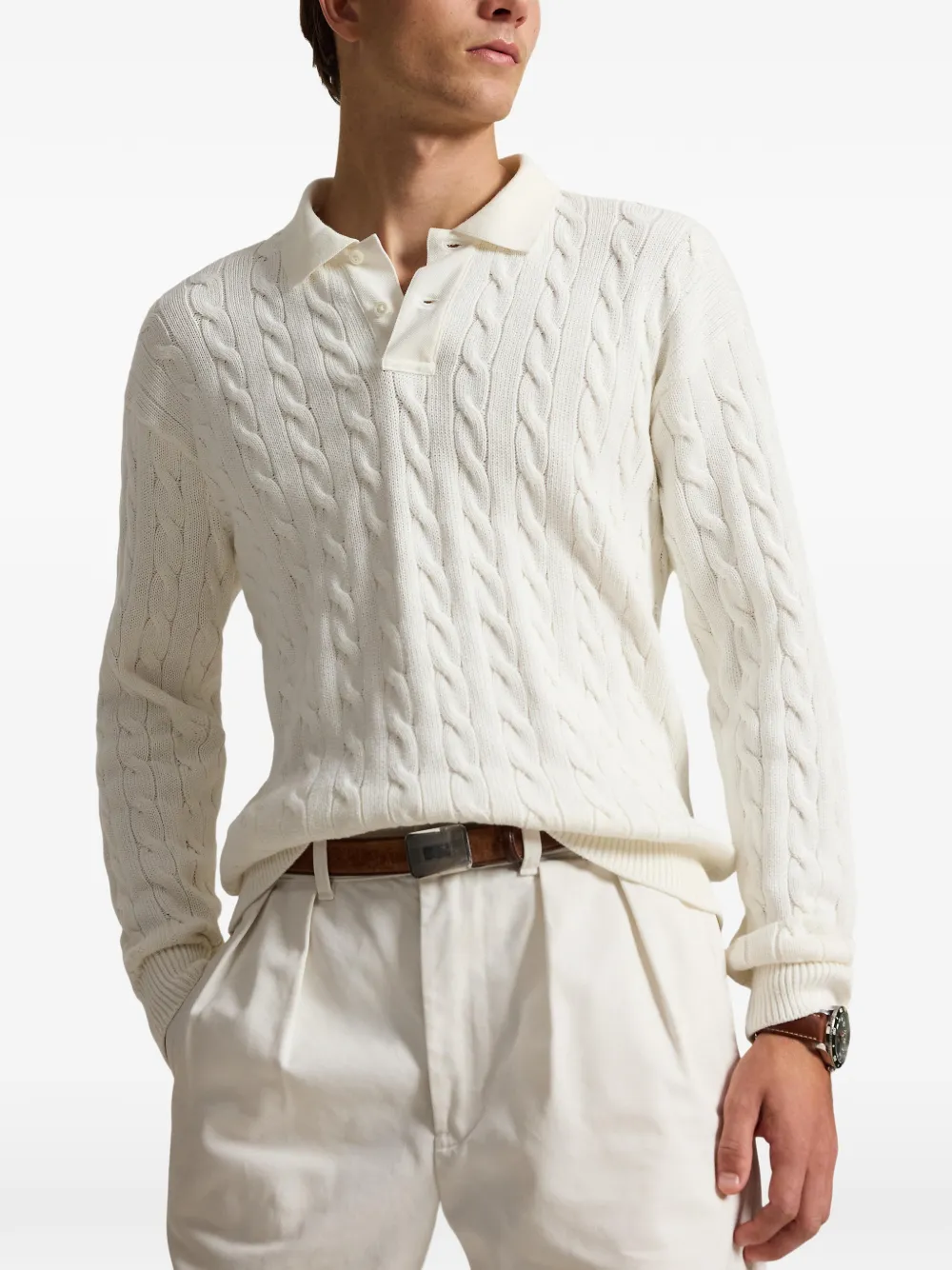 Polo Ralph Lauren Kabelgebreide trui Beige