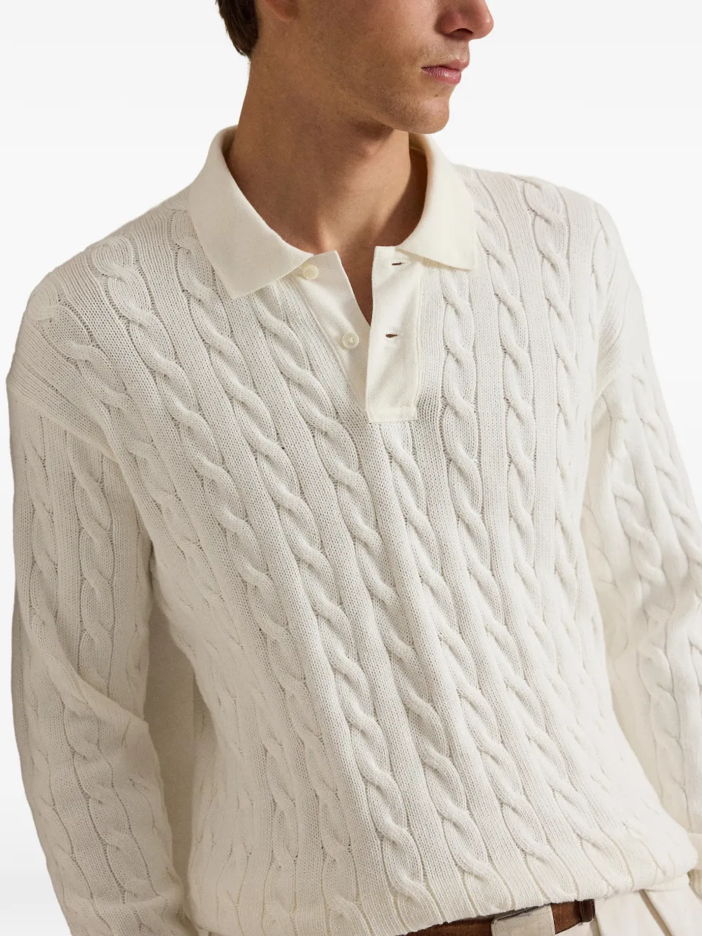Polo Ralph Lauren Kabelgebreide trui Beige