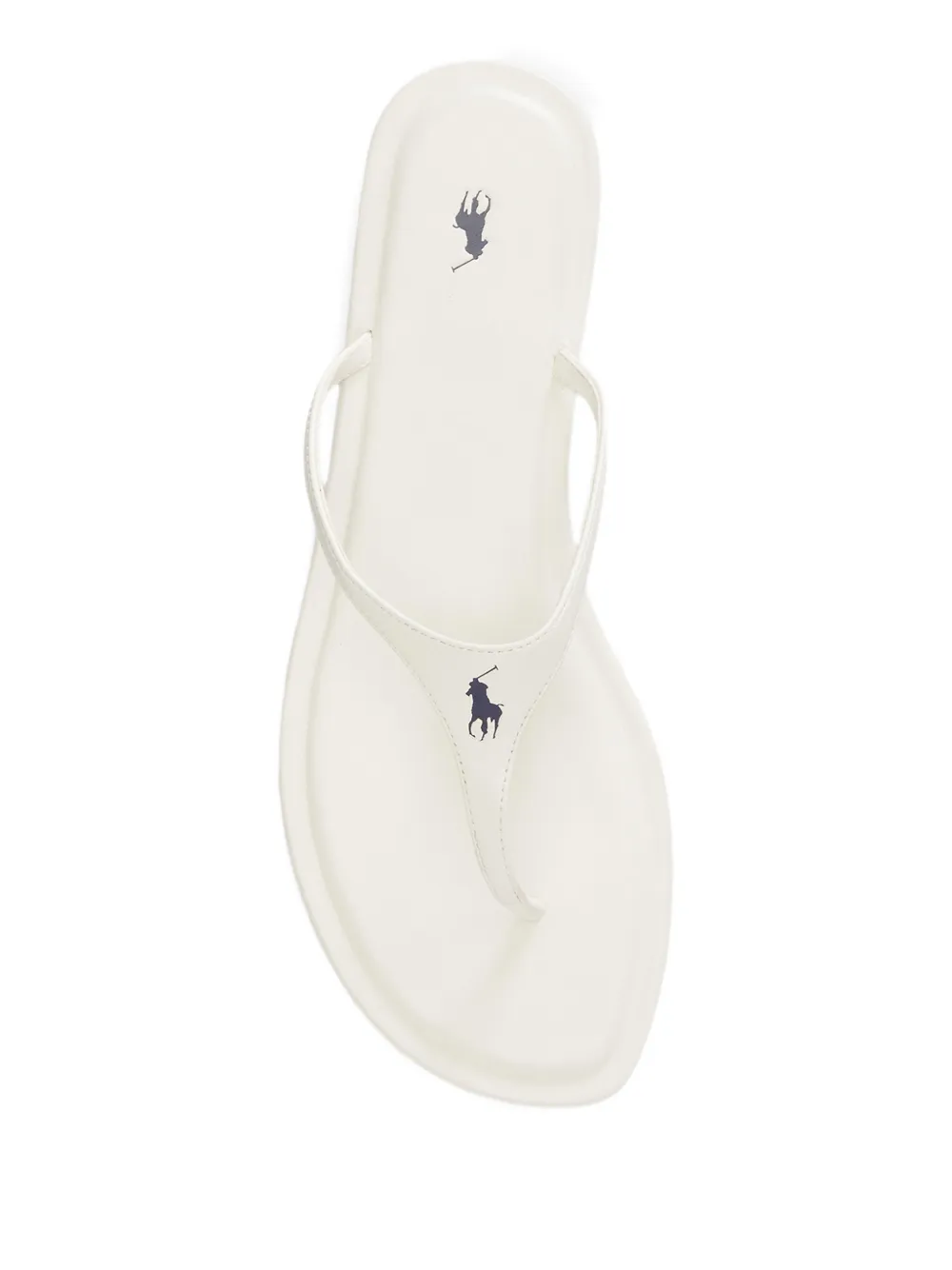 Polo Ralph Lauren Leren sandalen met logodetail Wit