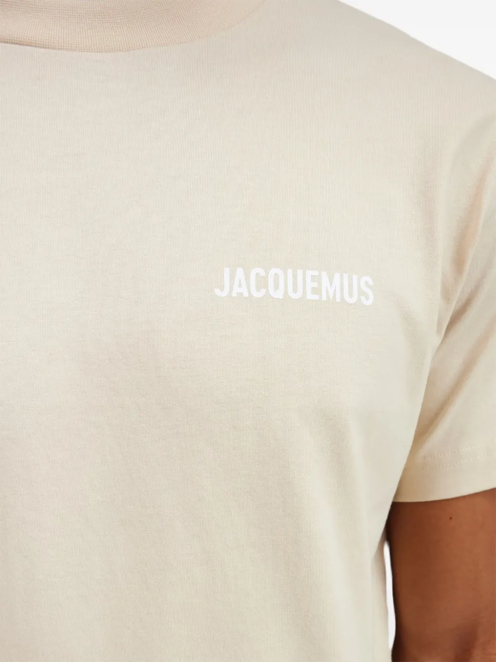 Jacquemus Logo The  T-shirt In Neutral