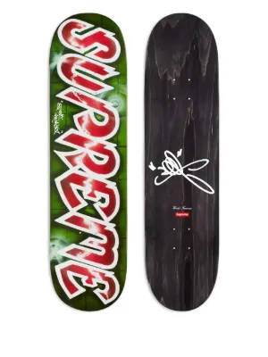 Supreme Lee Quinones スケートボードデッキ デッキテープ付 SS19 Supreme Airbrushed Floral Skateboard - スケボー デッキ