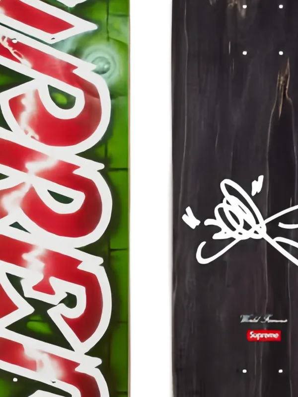 Supreme x Lee Quinones Wood Skateboard Deck | Green | FARFETCH