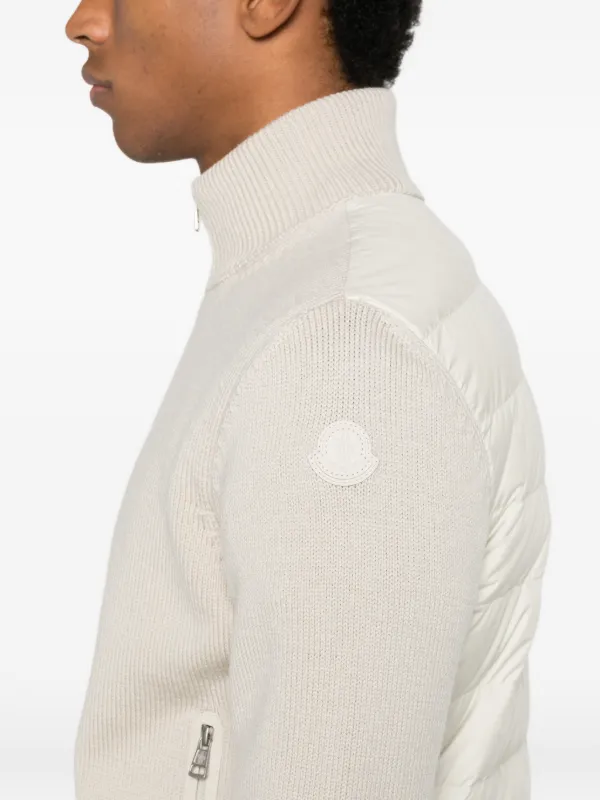 Moncler Tricot ジップポケット カーディガン | ニュートラル