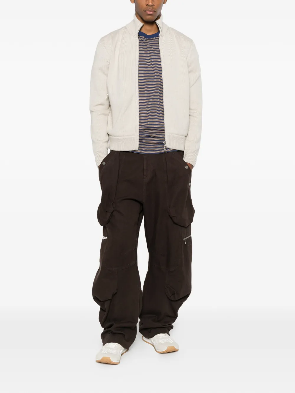 Moncler Tricot zip pockets cardigan | Cardigans | Image 2