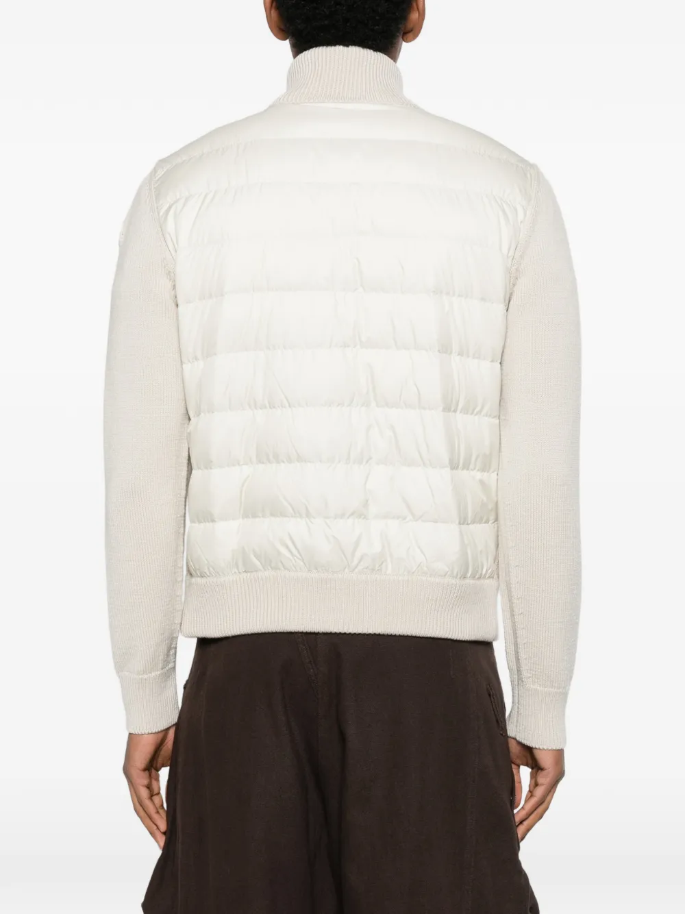 Moncler Tricot vest met ritszakken Beige