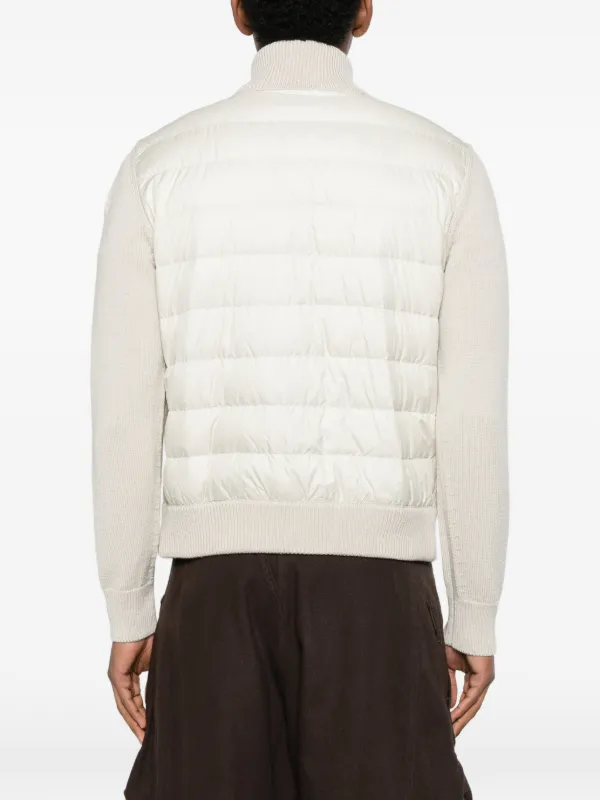 Moncler Tricot ジップポケット カーディガン | ニュートラル
