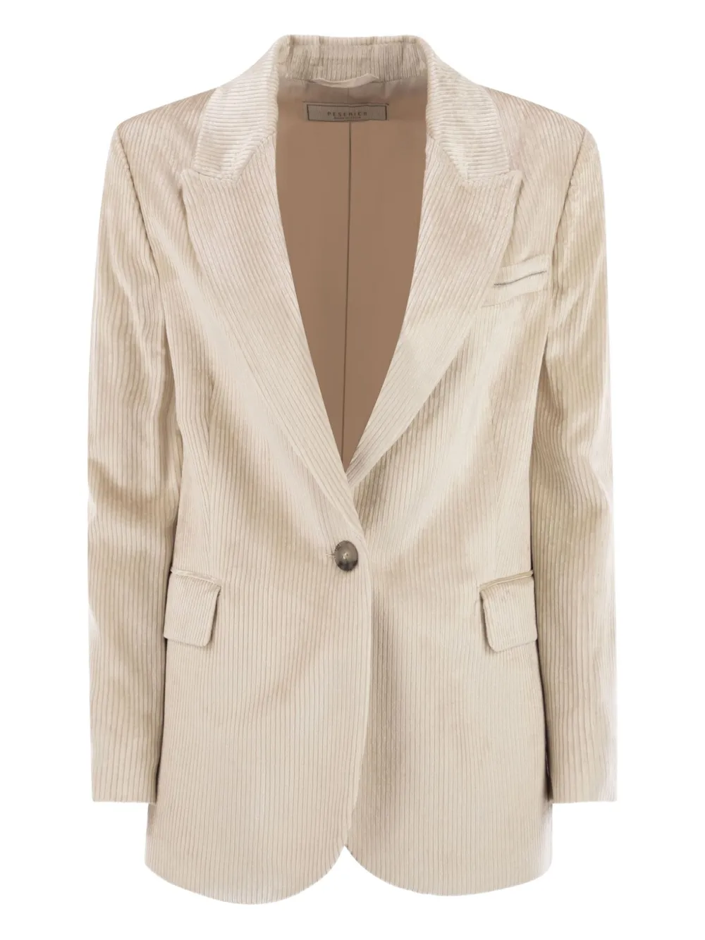 Peserico Gestreiftes Sakko - Nude