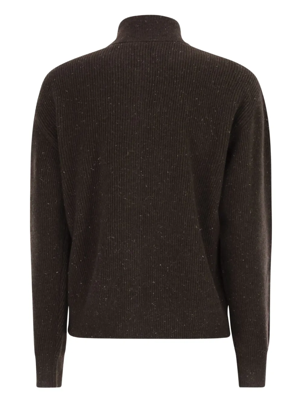 Peserico Buttoned Turtleneck Cardigan In Multi