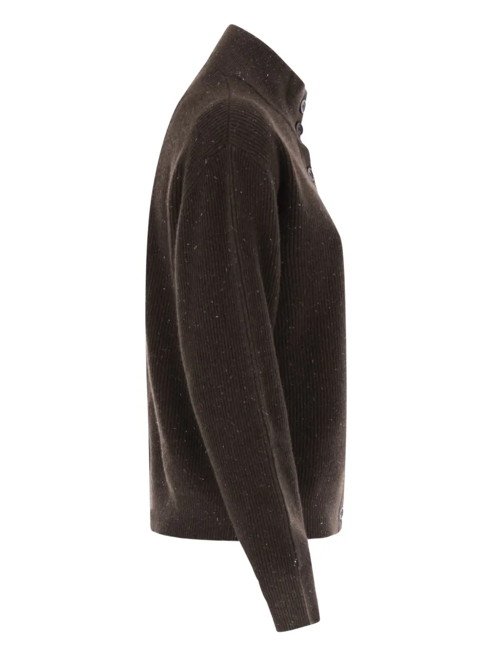 Peserico Buttoned Turtleneck Cardigan In Multi