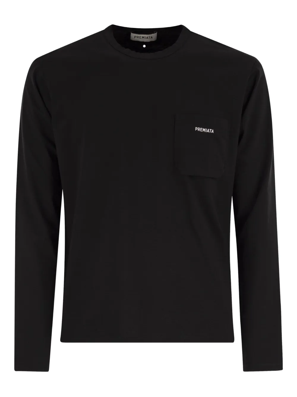 Premiata T-shirt a maniche lunghe in cotone - Nero