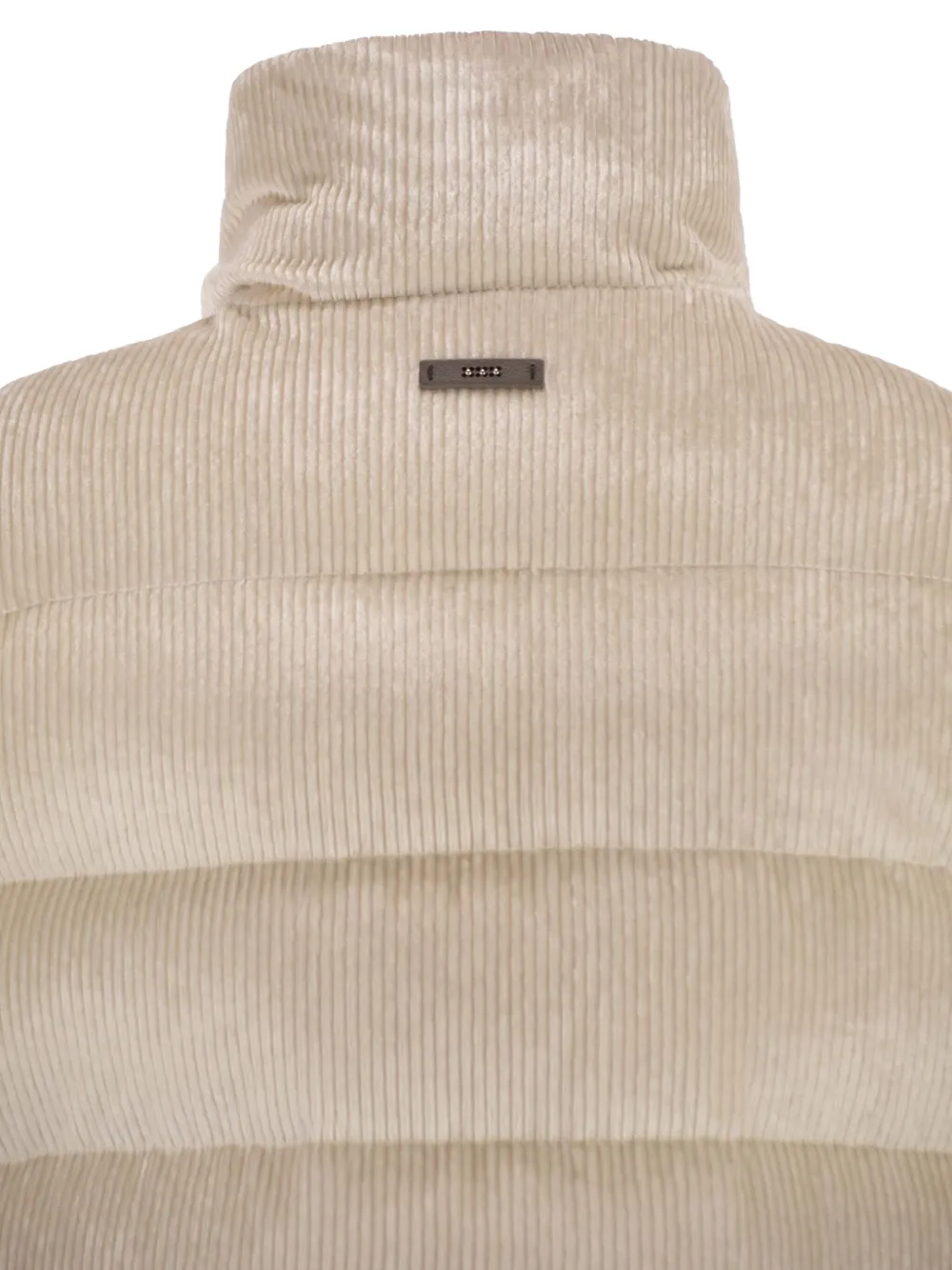 Peserico Bodywarmer met capuchon Beige