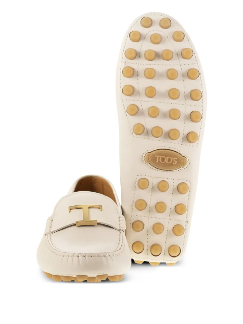 Tod's Gommino leren loafers Beige