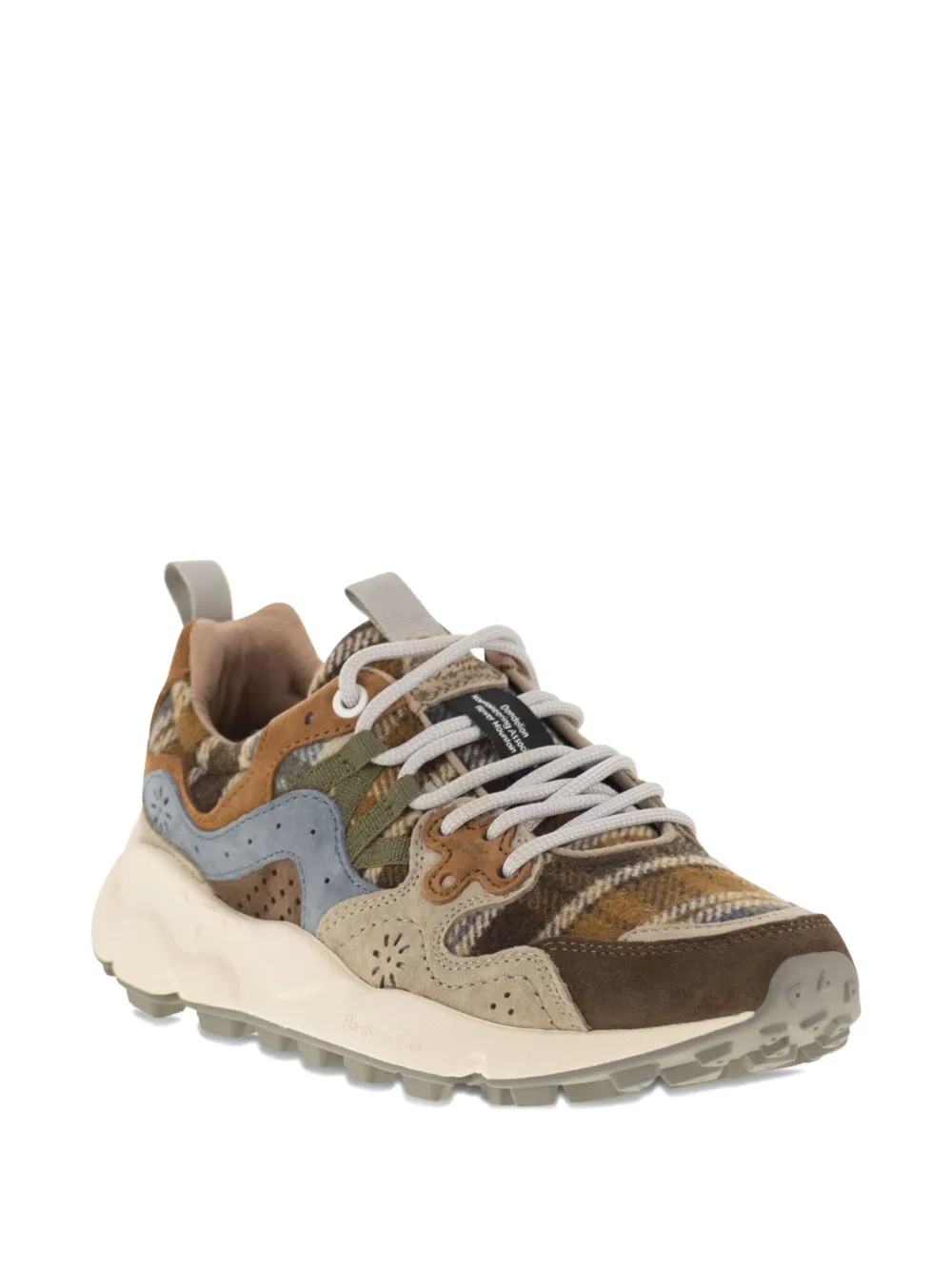FLOWER MOUNTAIN Yamano 3 sneakers met vlakken Bruin