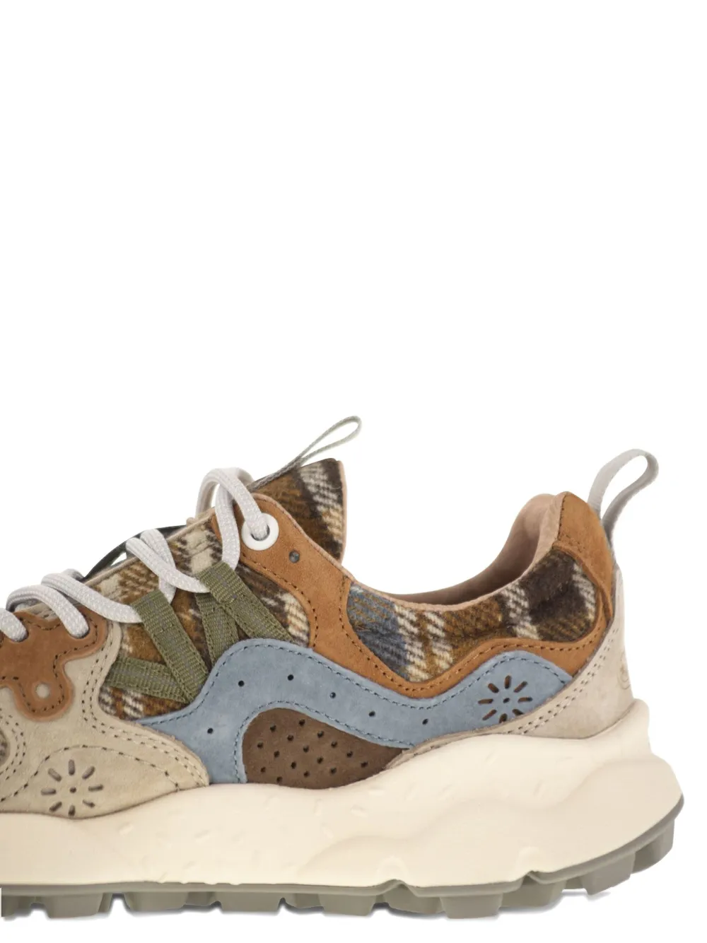 FLOWER MOUNTAIN Yamano 3 sneakers met vlakken Bruin